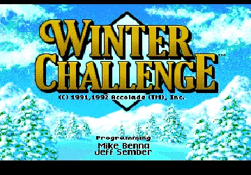 Winter Challenge (USA, Europe) (Rev 1) screen shot title